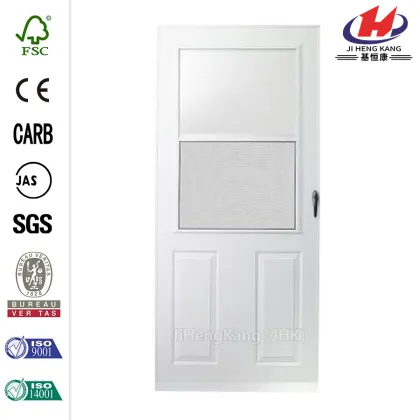 200 Series White Traditional Storm Door