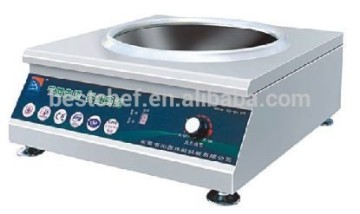 temperature control Commercial induction wok stove grill