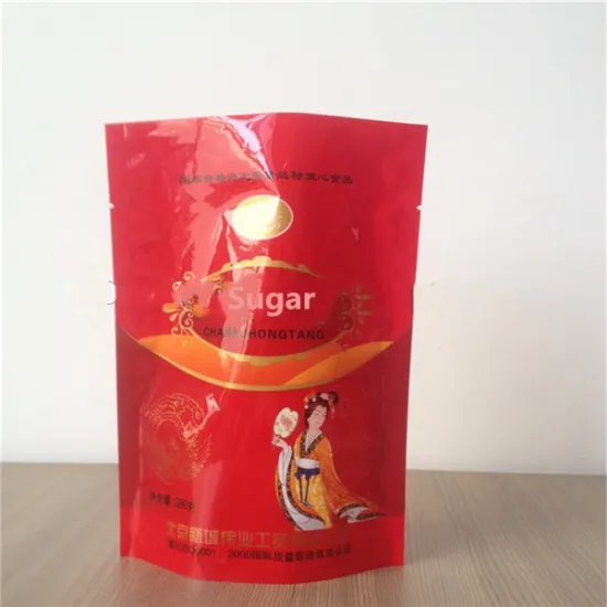 laminated material doypack custom printed bag for sugar packaging