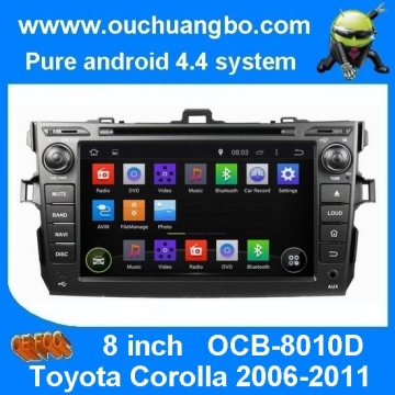 Ouchuangbo Auto GPS Navigation DVD System for Toyota Corolla 2006-2011 Android 4.4 Radio Player