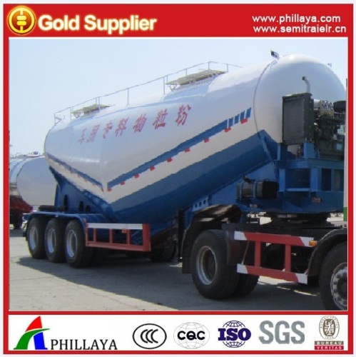 Tank Semi Trailer 4 Bulk Flour Transport