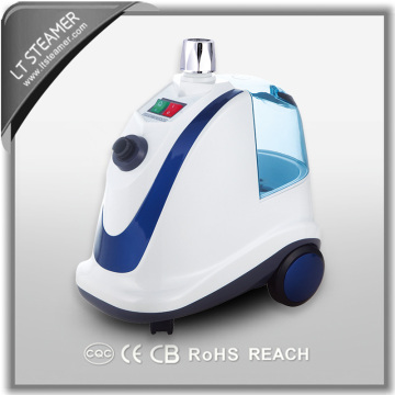 LT-888 Blue+White 2015 new design electric iron household appliance CE/CE certifiation stand hold garment steamer