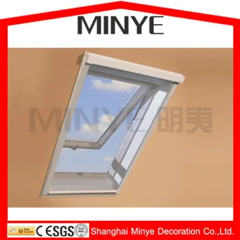 top hung aluminum skylight heat insulation single pane awning window