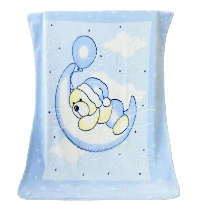 Wholesale Super Soft Eskimo Mink Raschel Blankets for Babies