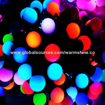 Customized Christmas Ball Lights with 8 Flickering Modes, IP44 IP Rate