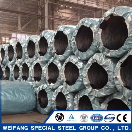Hot Rolled Spring Steel Wire Rod Coil 65Mn 60Si2MnA 60Si2CrA SUP6 SUP7 SUP9