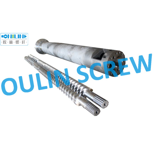 Battenfeld Bex 107-22 Twin Parallel Screw Barrel for PVC Extruder, PVC Foaming Board