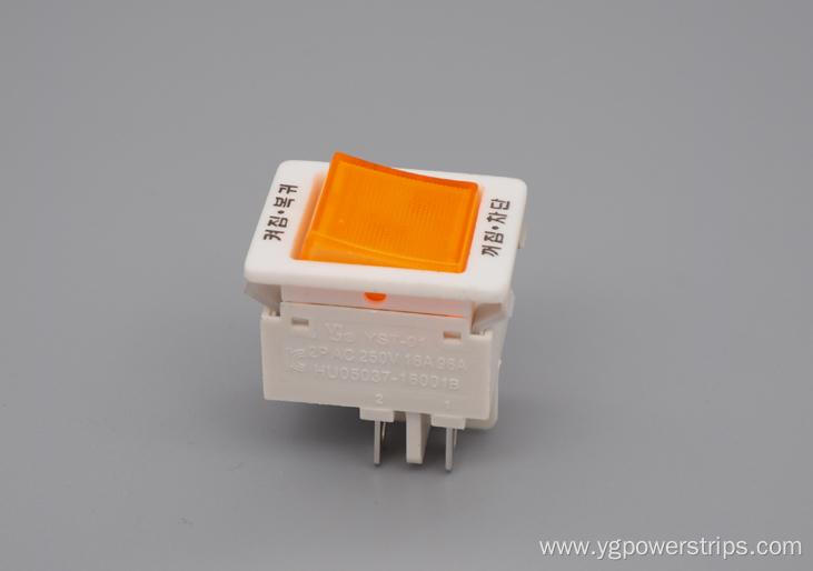 Double-Pole Rocker Switch type of Circuit Breaker