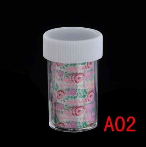 new arrival transfer sticker foil nail art one roll craft decor