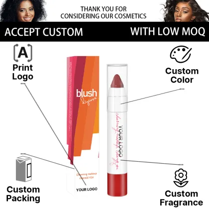 Flora Ruby Custom Korean Shimmer Cream Blush Stick