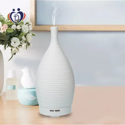 Electric Humidifier Ceramic Mushroom Room Misting Diffuser