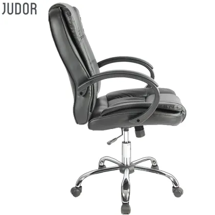 Judor Black Office Chair Swivel Office Boss Chairs
