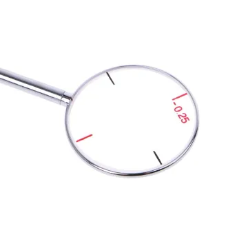 Round Optical Cross Cylinder Lens Tool Optical Instruments Ophthalmic Lens Diopters Optometry Accessories 0.25 / 0.50 L69A