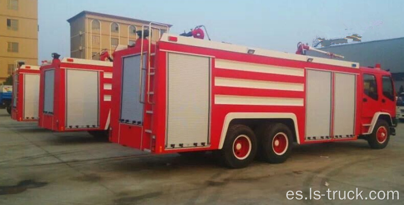 Carro de fuego lucha camión 6 x 4 unidad 10t