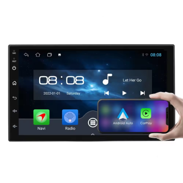 7 Inch 2 DIN Android 2.5D Touch Screen Car Stereo with Carplay