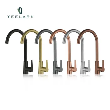Hot Sale Kitchen Faucet - Single Hole CUPC Certified, Brushed Rose Gold Finish with Long Neck Design - OEM Kitchen Sink Tap
