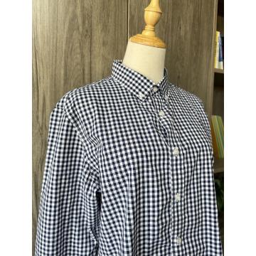 Hot Sale 100% Cotton Plaid Casual Shirt