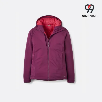 Insulated Hooded Soft Shell Hybrid Jacket For Women
