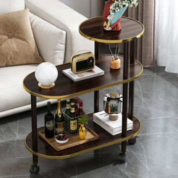 90 Sofa Side Cabinet: Movable Side Tea Table for Corners