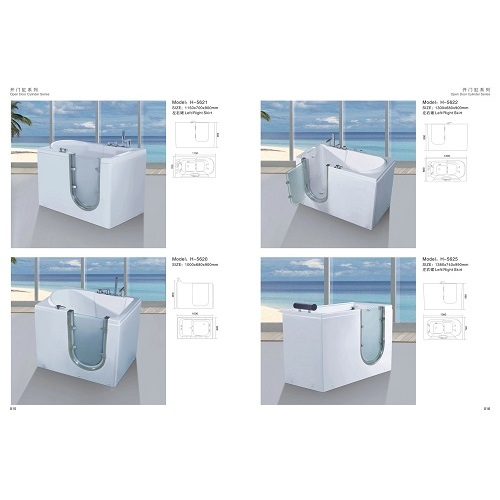 Freestanding Big Walk-In Tub