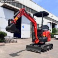 1.2 tons tailless hydraulic small digger mini farm excavators for sale