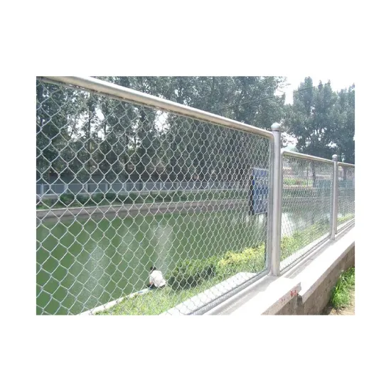 PVC Coated Galvanized Chain Link Fence for Sport Nets and Tennis Courts
