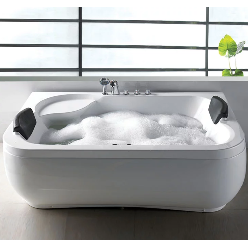 Bathtub Glass Enclosure White Acrylic Luxury Corner Freestanding Soaking Bathtubs Manufactory