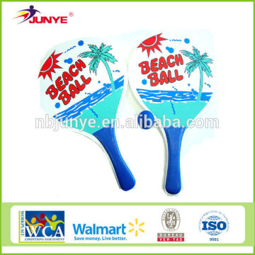 Ning Bo Jun Ye Wooden Beach Racket Set