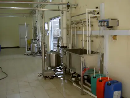 dairy process milk factory