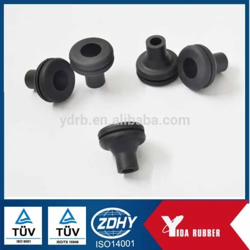 Oem Manufacture Silicone Rubber Grommets Black Rubber Cable Grommets
