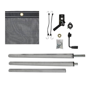 Dump Truck Manual Cab-Level Crank Pull Tarp System Guide