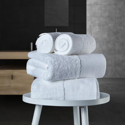 Hotel Luxuries 100% Cotton Bath Towel Set