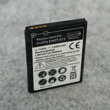Original Quality Battery For HTC HD3 HD7 HD7S Wildfire S G13 battery 1500mAh
