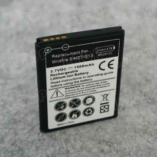 Original Quality Battery For HTC HD3 HD7 HD7S Wildfire S G13 battery 1500mAh