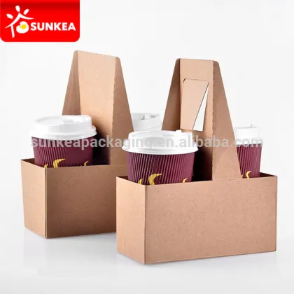 Disposable paper coffee cup saucer for drinks