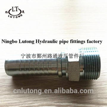 hydraulic fitting/hydraulic accessories/JIC/NPT/METRIC/DIN fittings metric male 24 degree cone seat