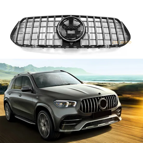 Refit ABS GLE63 GT Style Front Bumper Grille for Mercedes-Benz GLE Class W167 C167 AMG 2020-2021