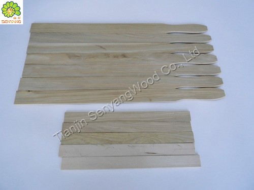 industrial manufacture paddle stirrer birch wooden paint stir sticks