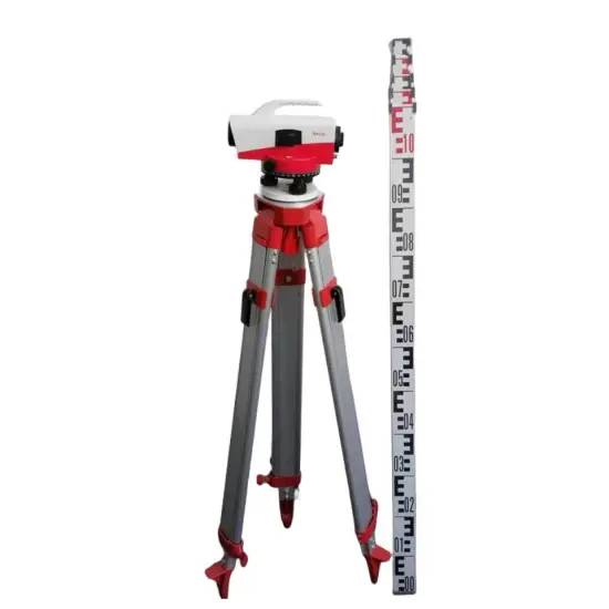 Professional Auto Level Full Set NA532: Tripod Ruler and Leveling Staff for Survey