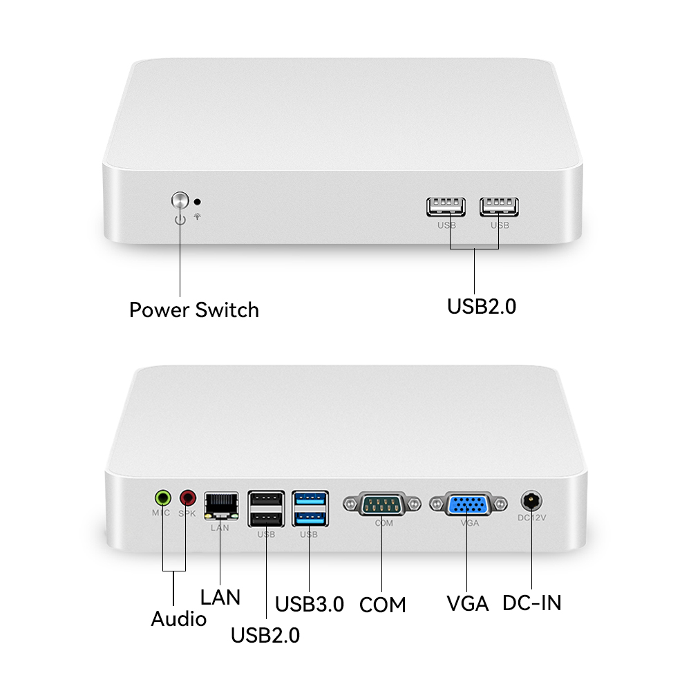 x26UL J1900 Mini PC With COM