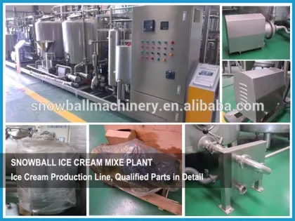 industrial ice cream pro mixing machine makes ice cream