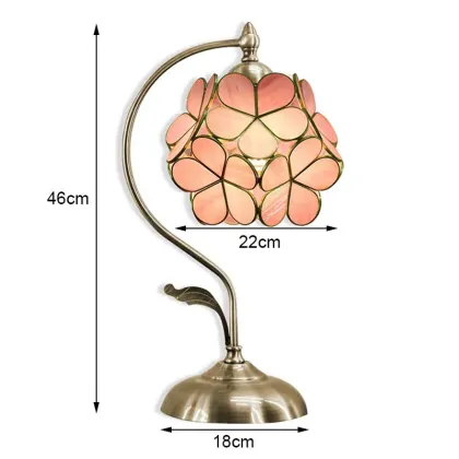 Floral Design Table Bedside Lamp