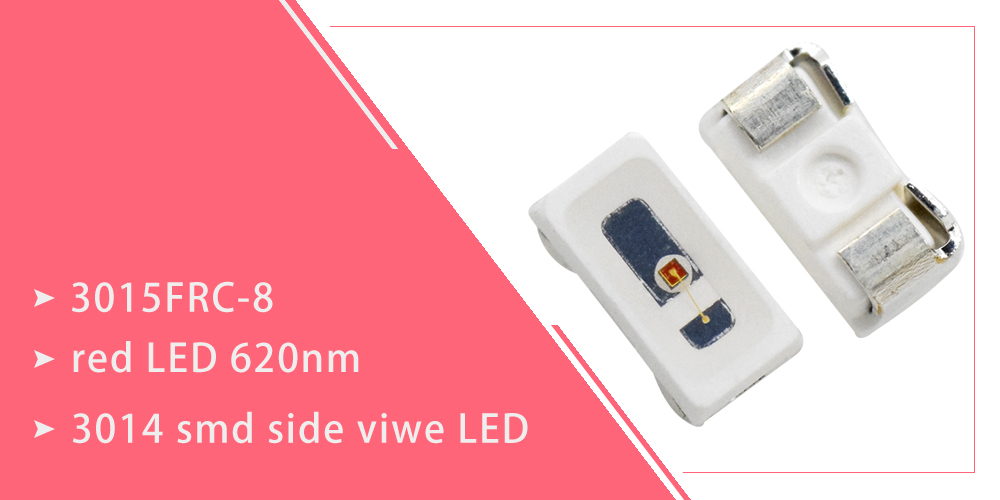 3015FRC-8 625nm Red LED 3014 Side Emitting LED SMT 620nm LED