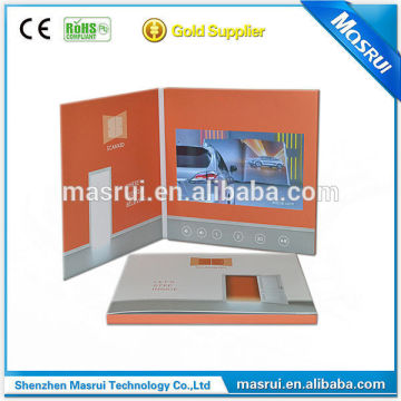 2015 New arrival 7.0 Inch LCD Advertising Card Video Mailer for Marketing