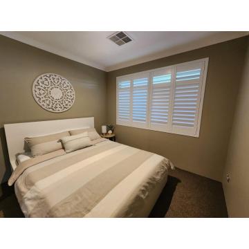 White Basswood Wooden Shutters