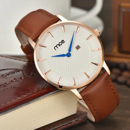chinese brands oem leather mens wrist watch