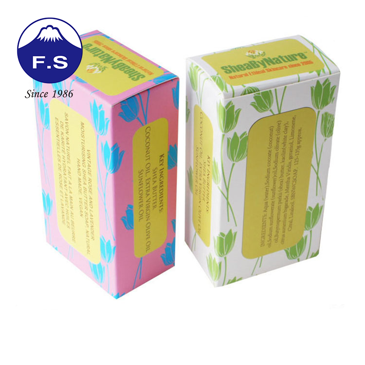 Recyclable Custom Pvc Window Paper Cosmetics Box Packaging