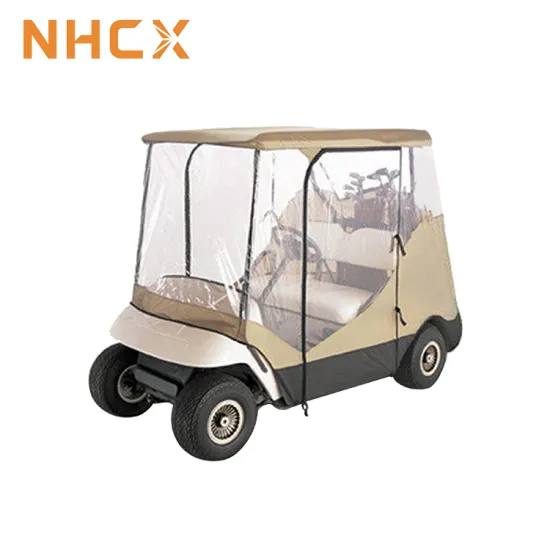 NHCX Super-clear PVC Window Passenger Golf Car Enclosure Cover