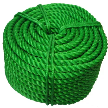 China Factory 3 Strands Twisted PE Rope 4mm Polyethylene Rope