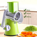 TTLIFE Mandoline Slicer Vegetable Chopper Potato Carrot Cutter Cheese Grater with 3 Round Stainless Steel Blades Kitchen Tools